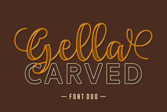 Gella Carved Duo