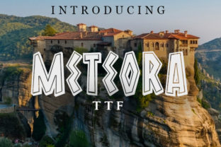 Meteora: A Bold, Modern Serif for Impactful Design
