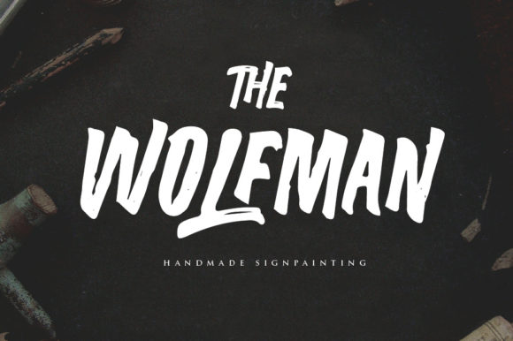 The Wolfman: A Bold Display Font with Grit and Grace